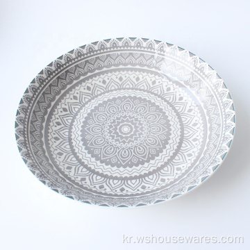 패드 인쇄 도자기 Dinnerset Plates 중국 세라믹